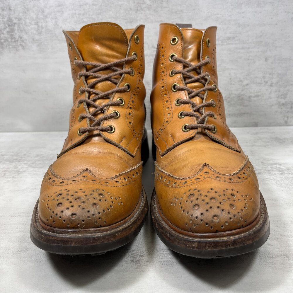 Tricker's Stow Country Boots - Men's Size UK 9.5 / US 10.5 - Tan - Picture 3 of 9